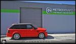 Land Rover Range Rover Matte Red by MetroWrapz 2016 года